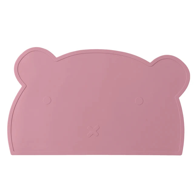 Silicone Baby Placemat – Cute Bear Shape