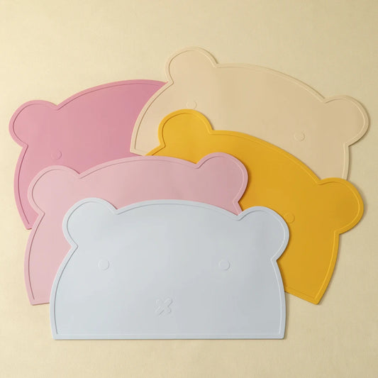 Silicone Baby Placemat – Cute Bear Shape
