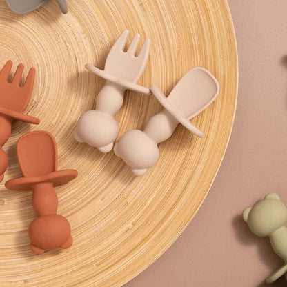 2-Piece Fork + Spoon Feeding Set