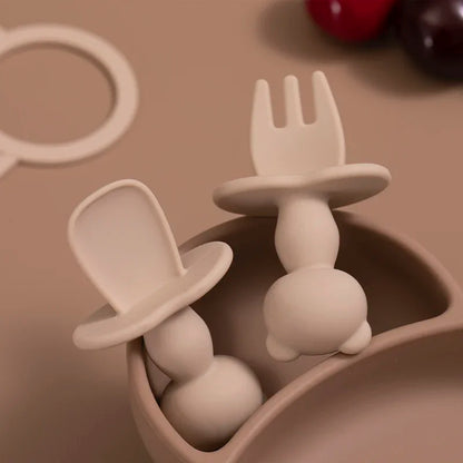 2-Piece Fork + Spoon Feeding Set