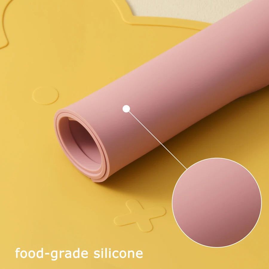 Silicone Baby Placemat – Cute Bear Shape