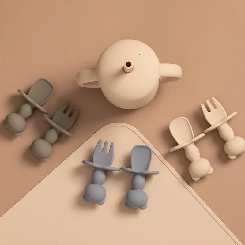 2-Piece Fork + Spoon Feeding Set