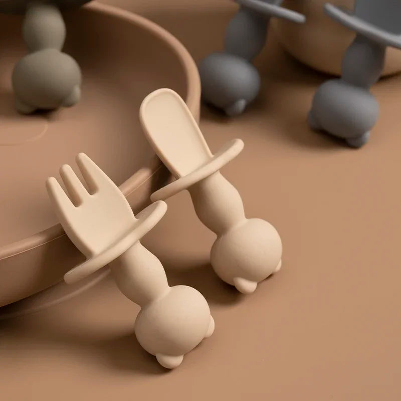 2-Piece Fork + Spoon Feeding Set