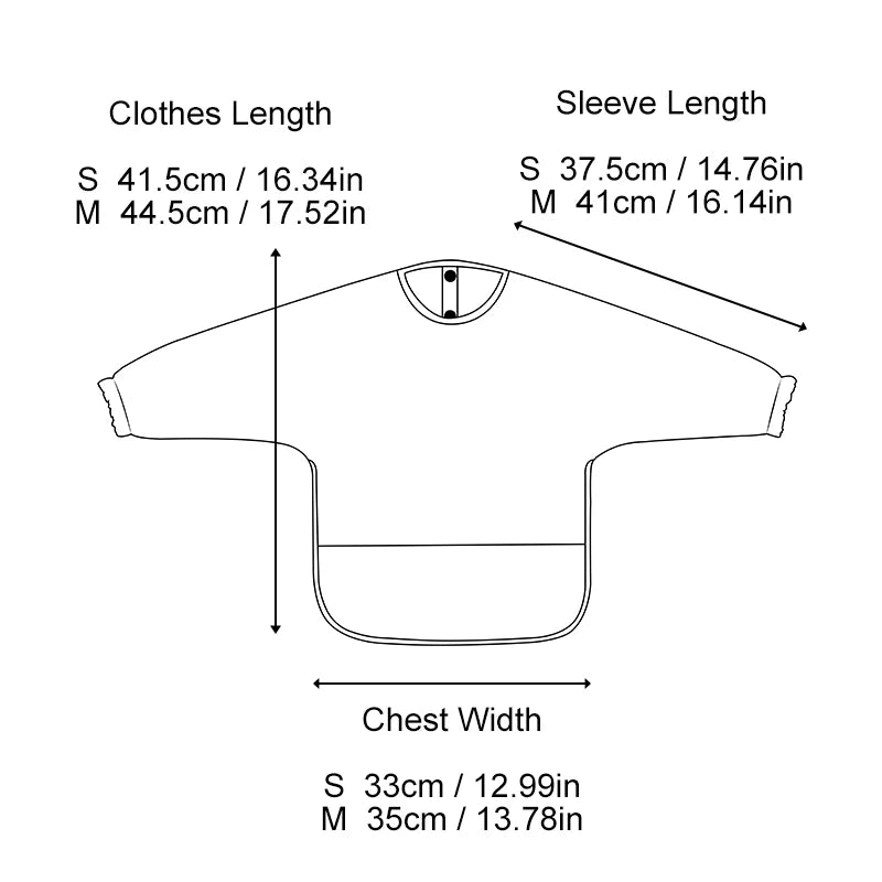 Long Sleeve Waterproof Pattern Smock