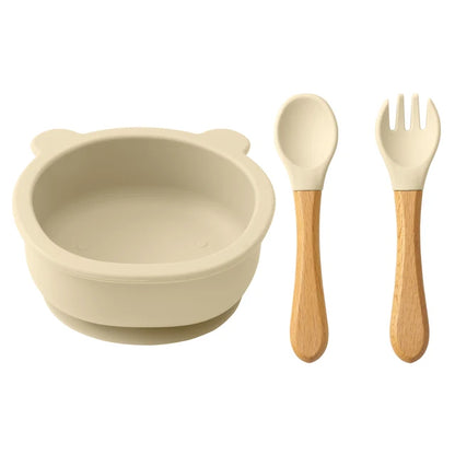 3-Piece Baby & Toddler Bowl + Utensil Set