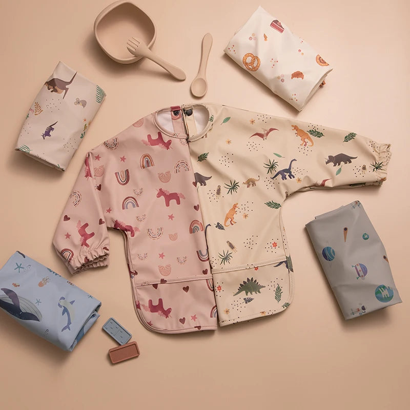 Long Sleeve Waterproof Pattern Smock
