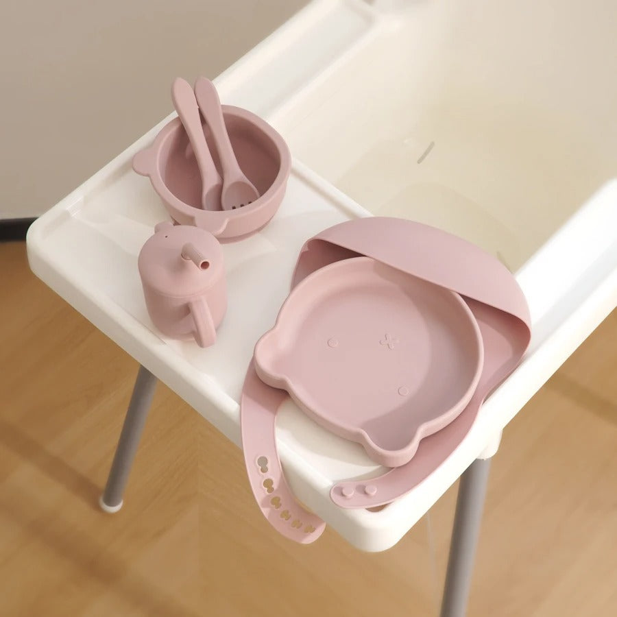 Silicone Mealtime 6-Piece Set – Bear Edition