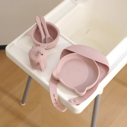Silicone Mealtime 6-Piece Set – Bear Edition